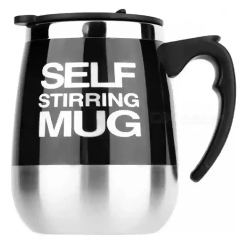 Vaso Taza Pocillo Mezclador Elèctrico Mug Cafe 400ml Negro
