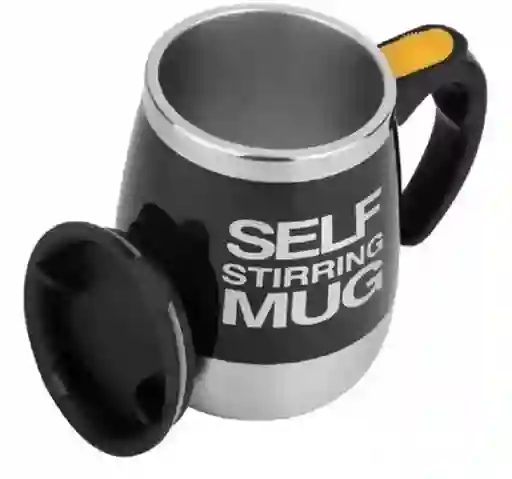 Vaso Taza Pocillo Mezclador Elèctrico Mug Cafe 400ml Negro
