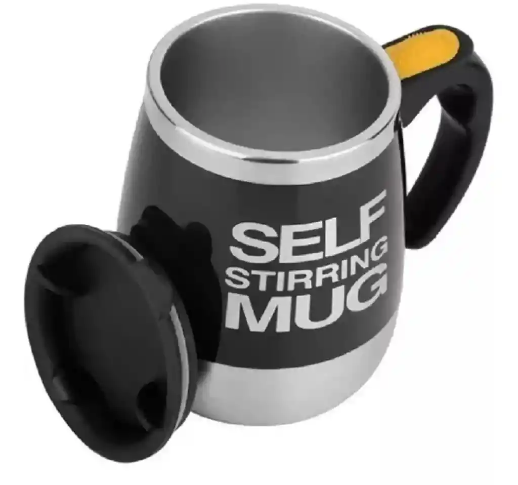 Vaso Taza Pocillo Mezclador Elèctrico Mug Cafe 400ml Negro
