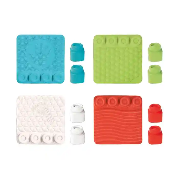 Juego Didáctico Encajables Camino Táctil Sensorial Bebés