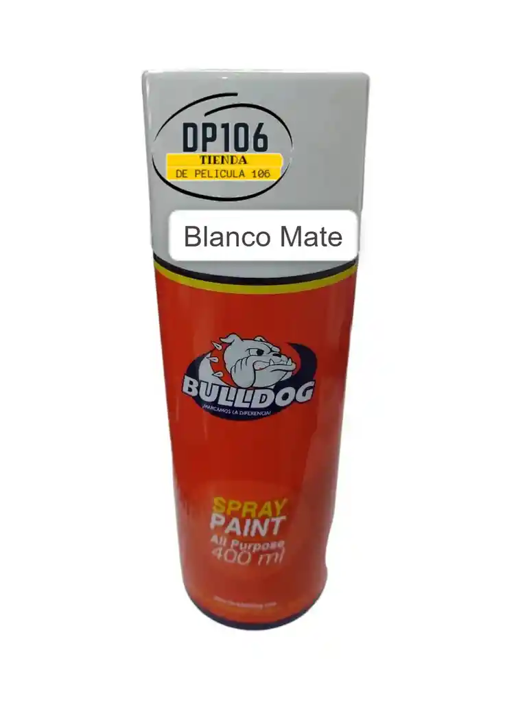 Pintura En Spray Color Blanco Mate