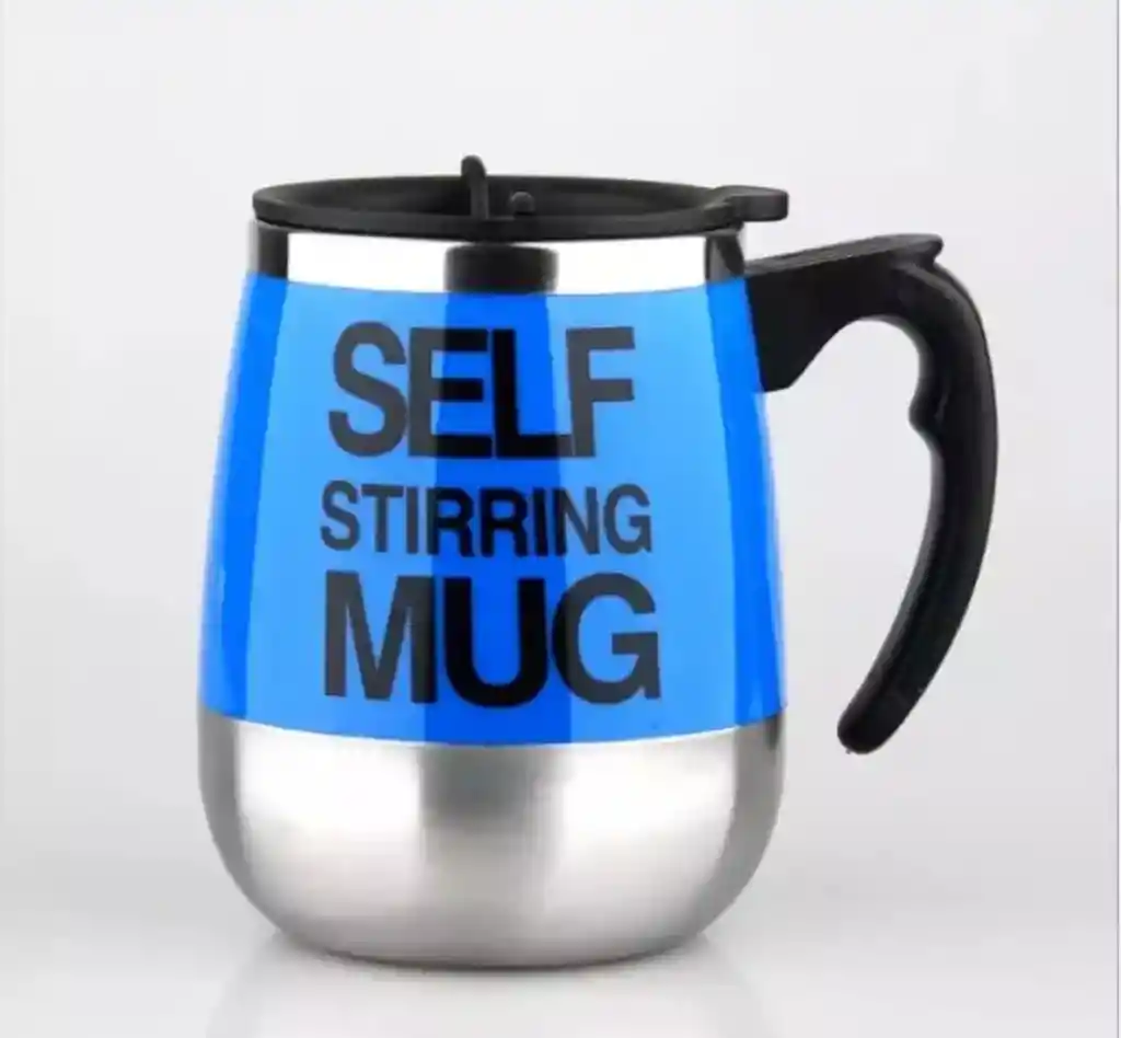 Vaso Taza Pocillo Mezclador Elèctrico Mug Cafe 400ml Azul