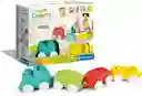 Juego Didáctico Tren Suave Coloridos Sensorial Para Bebés