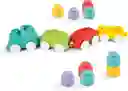 Juego Didáctico Tren Suave Coloridos Sensorial Para Bebés