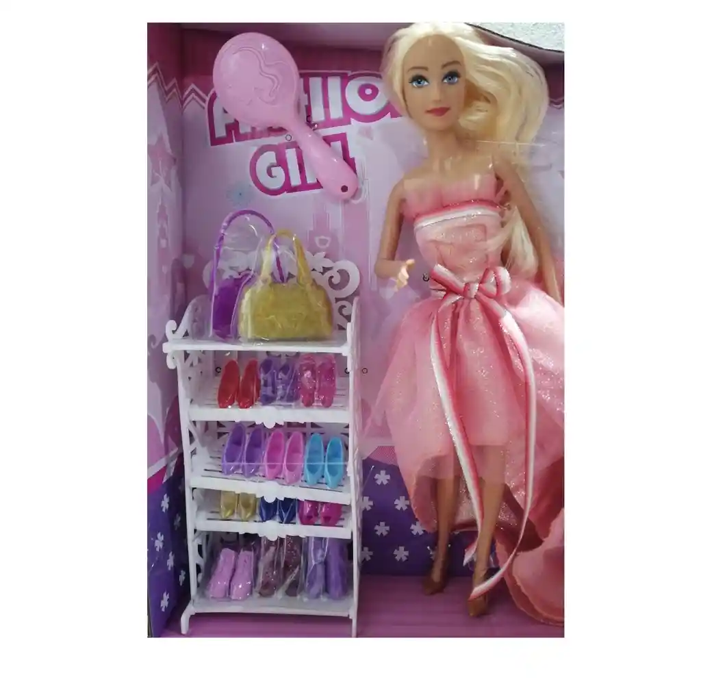 Muñeca Defa Lucy A La Moda Con Vestidos Y Zapatos