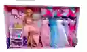 Muñeca Defa Lucy A La Moda Con Vestidos Y Zapatos