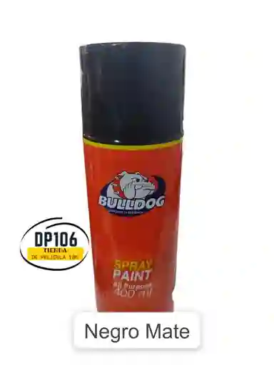 Pintura En Spray Color Negro Mate