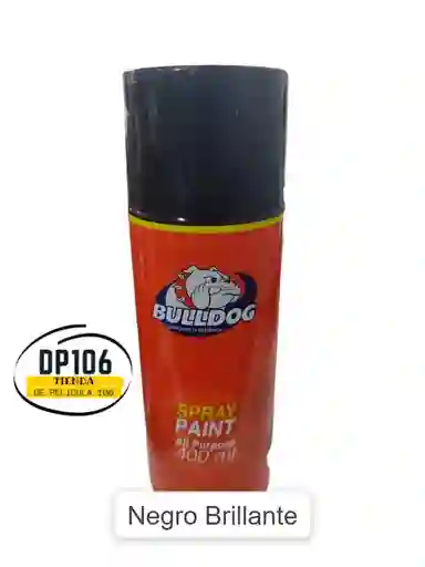 Pintura En Spray Color Negro Brillante