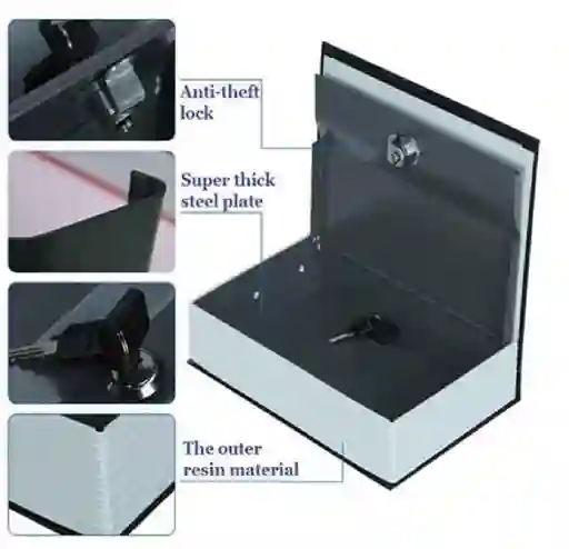 Libro Caja Fuerte Con Llave