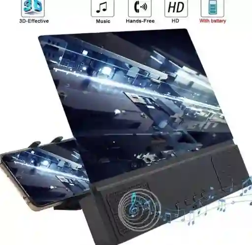 Amplificador De Imagen Y Sonido Con Bluetooth Lupa De Pantalla