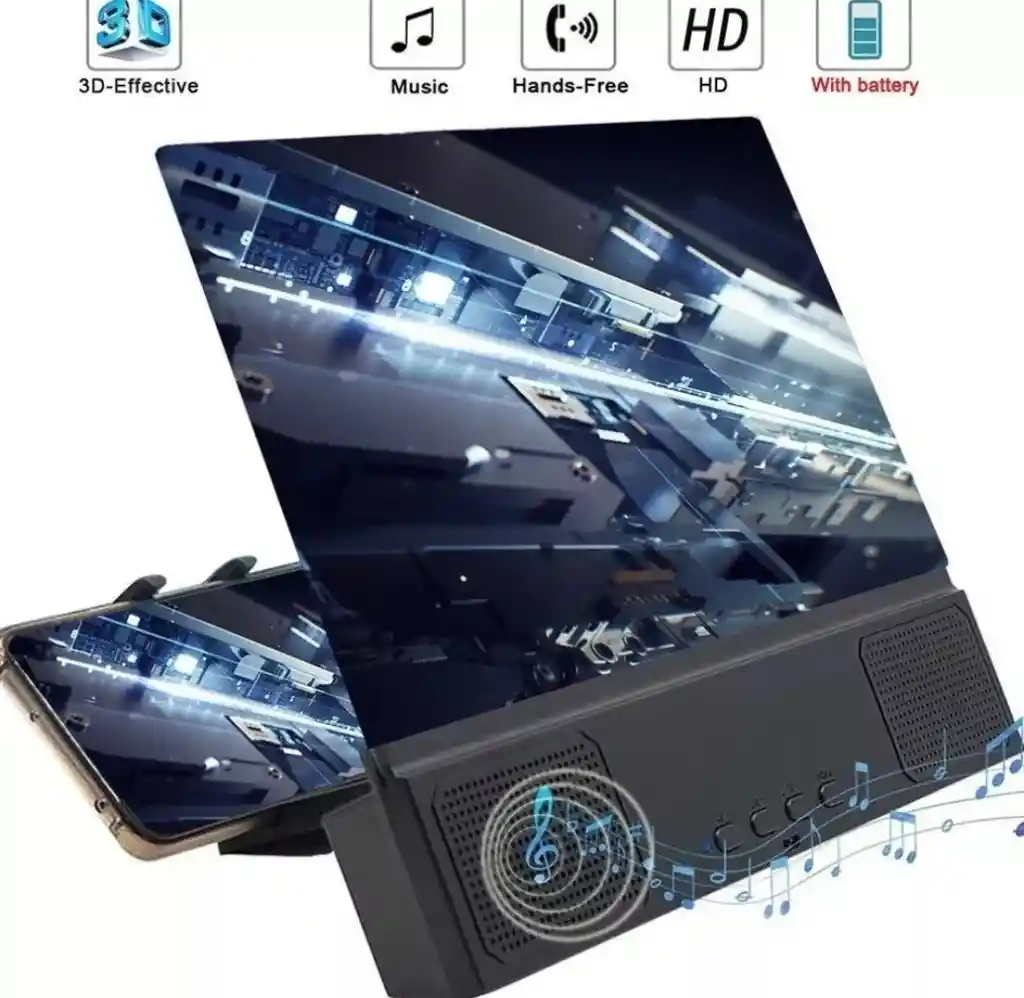 Amplificador De Imagen Y Sonido Con Bluetooth Lupa De Pantalla