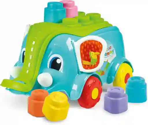 Juego Didáctico Elefante Colorido Para Empujar Para Bebés
