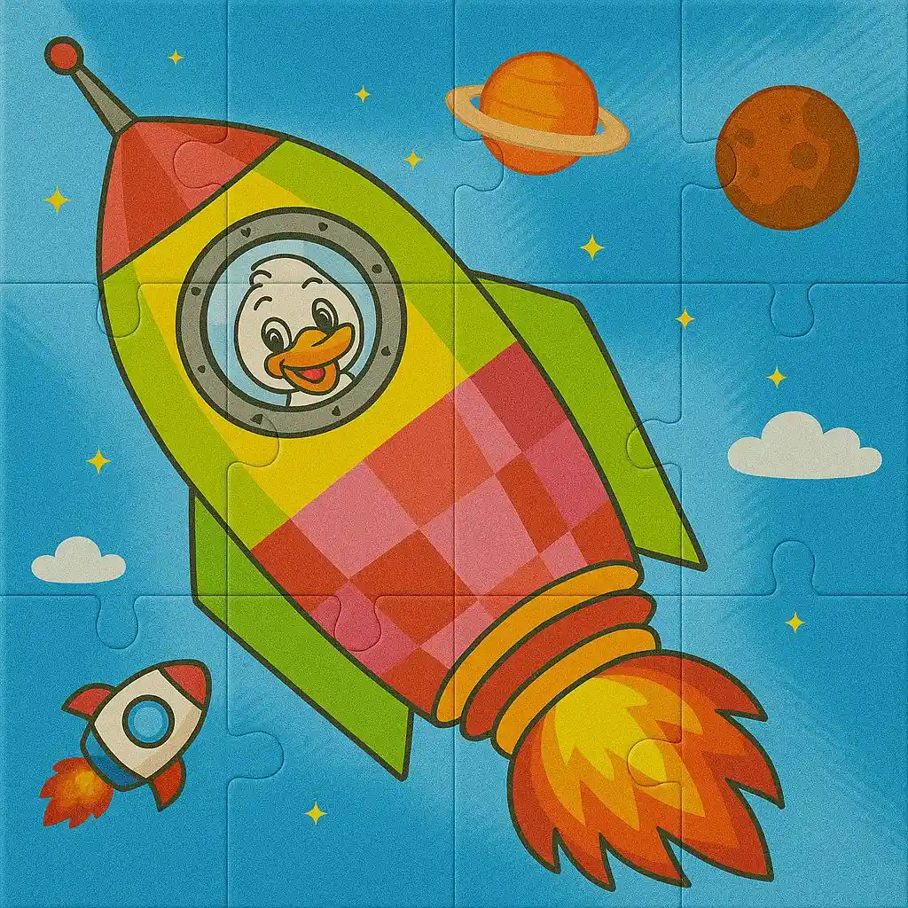 Rompecabezas Infantiles De Animales Juegos Para Niños 20 Piezas 15 X 15 Cm