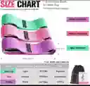 Kit De Bandas De Resistencia En Tela Set Por 3 Unidades