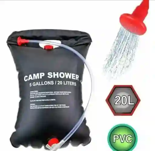 Bolsa De Ducha Solar Portátil De 20 Litros Camping