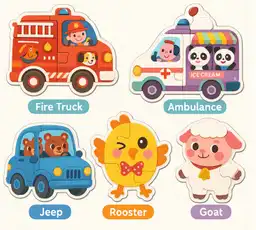 Rompecabezas Infantiles Juegos Para Niños En 3d 15 X 15