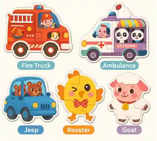 Rompecabezas Infantiles Juegos Para Niños En 3d 15 X 15