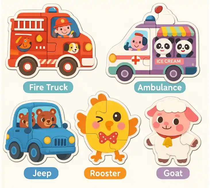 Rompecabezas Infantiles Juegos Para Niños En 3d 15 X 15