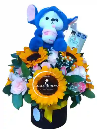Flores Stich Burbuja En Girasoles,