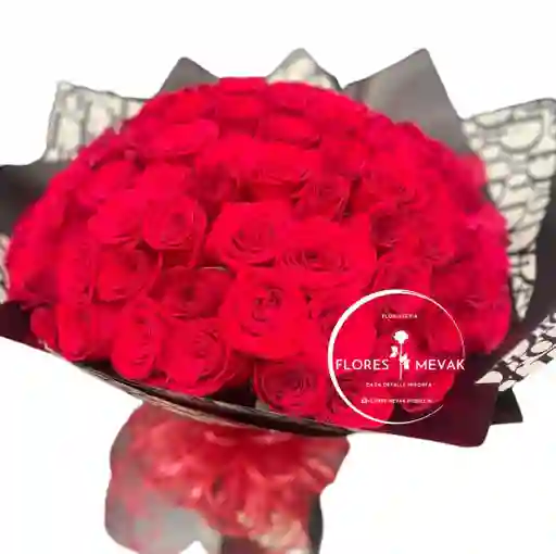 Flores Rosas Rojas X100,.