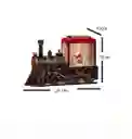 Decoración Navideña Hermoso Tren Musical Lámpara