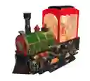 Decoración Navideña Hermoso Tren Musical Lámpara