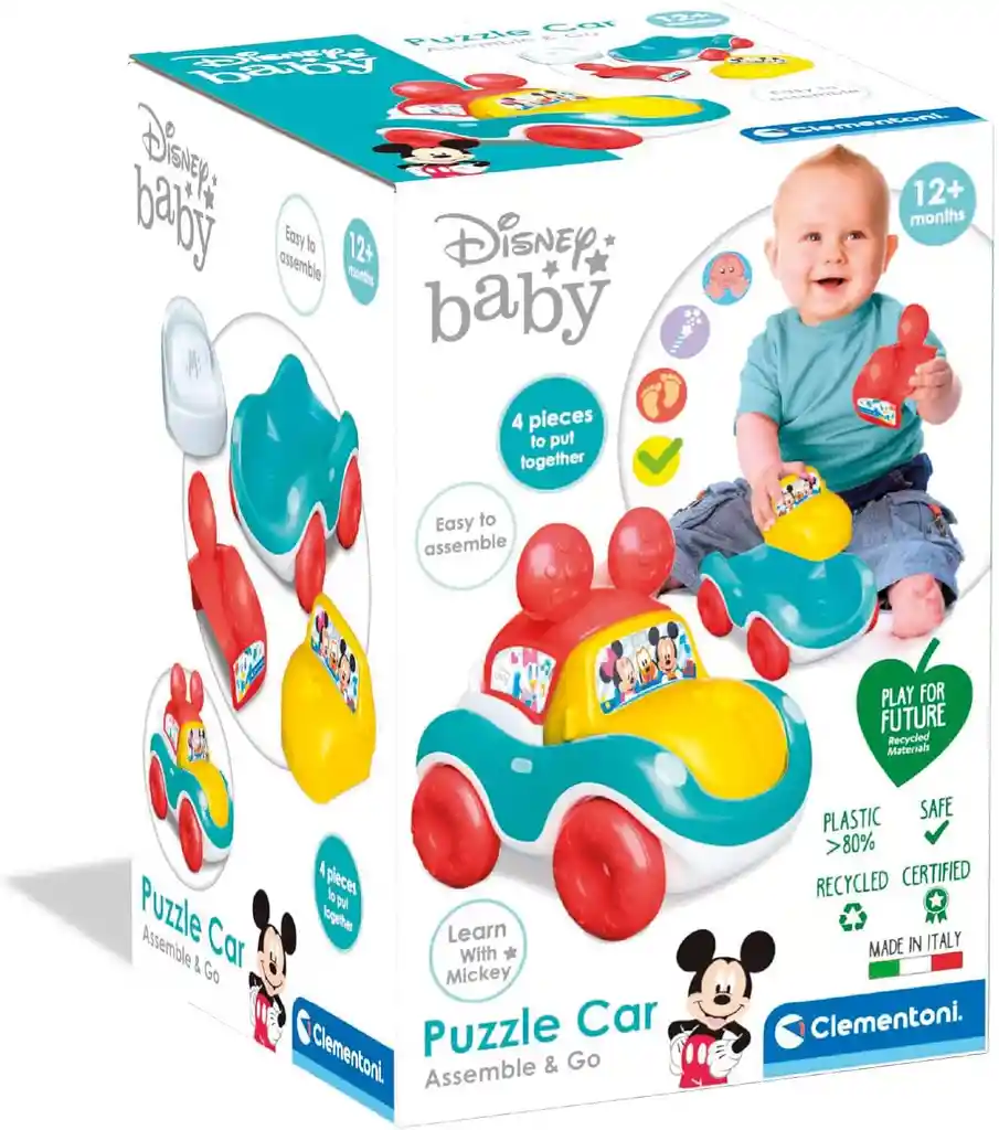 Juego Didáctico Auto Armable Disney Baby Para Niños