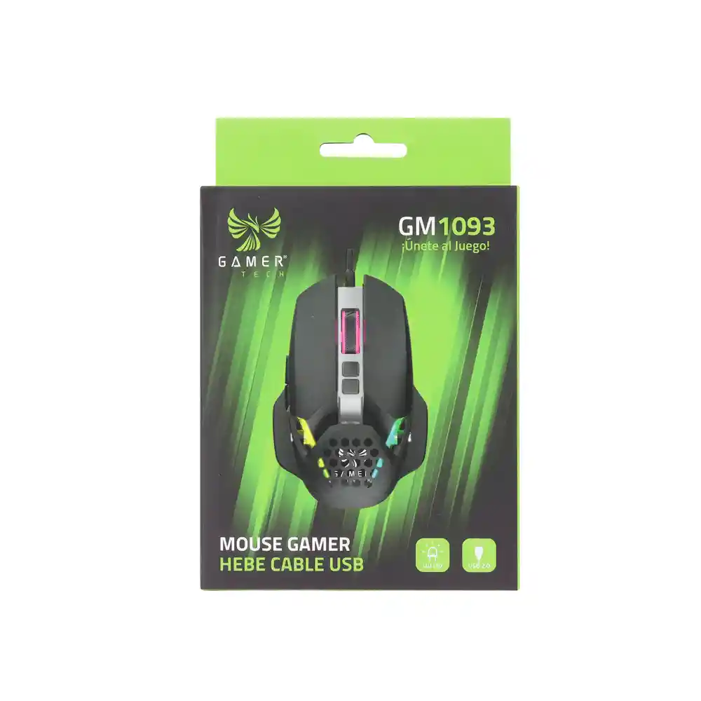 Mouse Gamer 7 Botones Hebe | Gm1093
