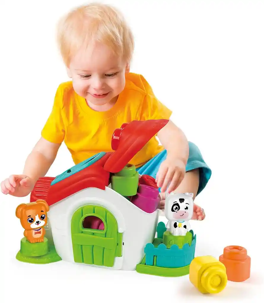Juego Didáctico Encajable Primer Granja Sensorial Para Niños