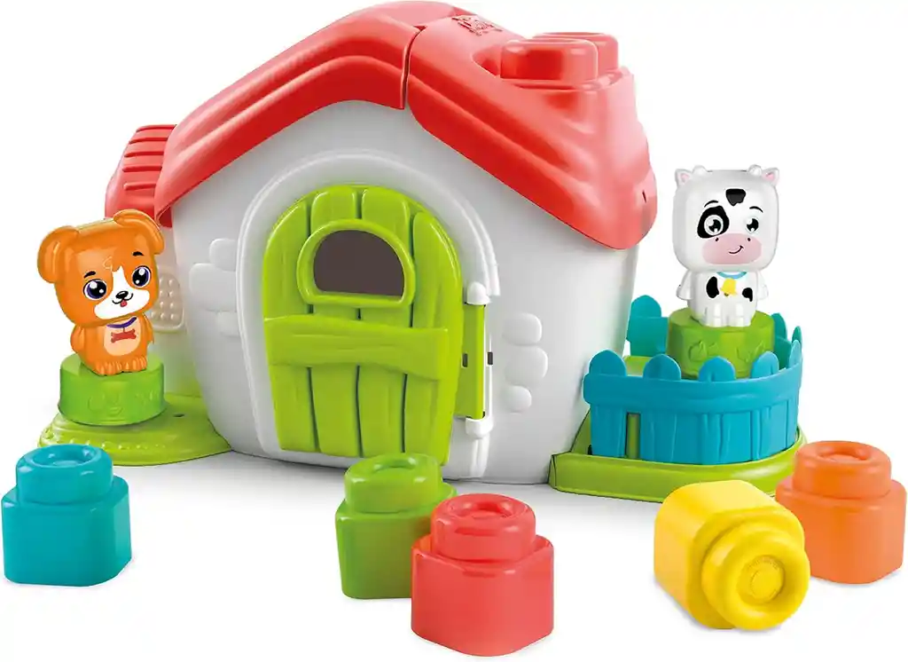 Juego Didáctico Encajable Primer Granja Sensorial Para Niños