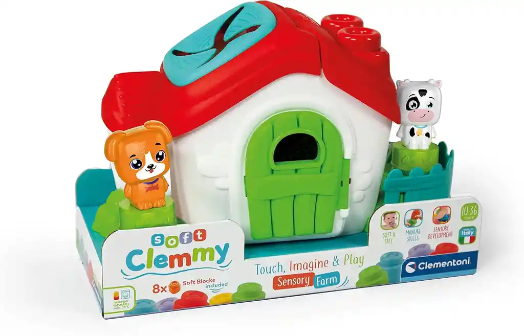 Juego Didáctico Encajable Primer Granja Sensorial Para Niños
