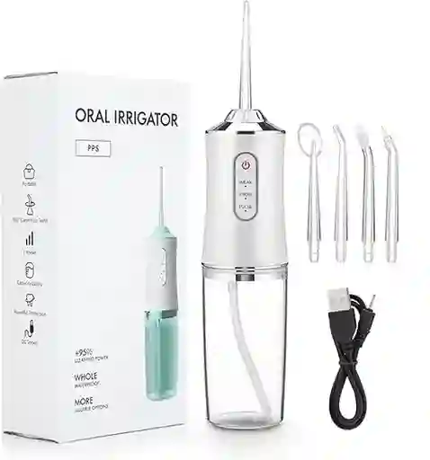 Irrigador Dental Electrico Limpiador Oral Recargable
