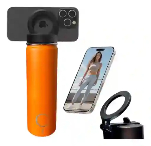 🔍 Previous Next Nuevo! Termo Con Soporte Magnético Para Celular Botella Deportiva