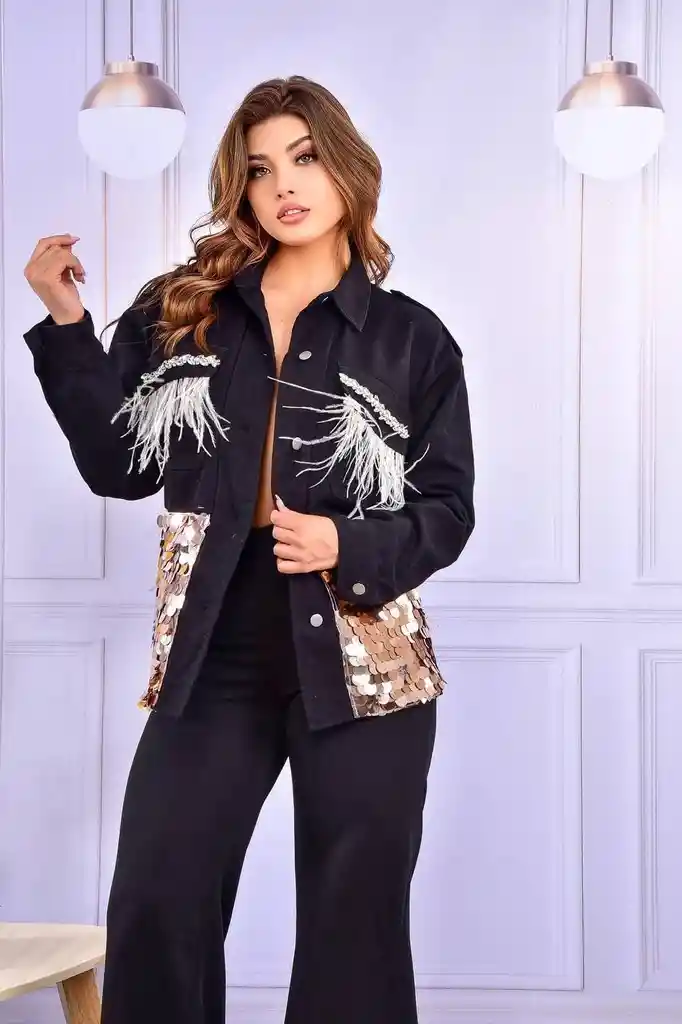 Chaqueta De Lentejuelas