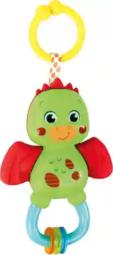 Juego Sensorial Sonajero Dragón Mordedor Para Bebé