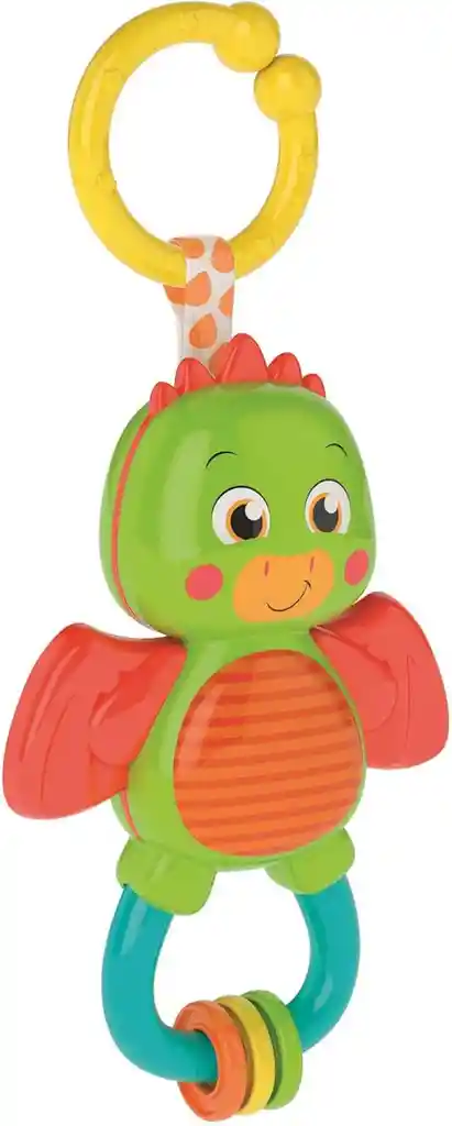 Juego Sensorial Sonajero Dragón Mordedor Para Bebé