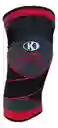 Rodillera Deportiva De Compresión K6 Ajustable Crossfit Color Negro Talla S/m
