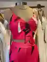 Set Floreado Fucsia