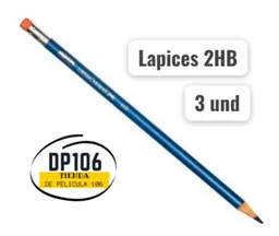Lapiz # 2 Hb X 3 Und