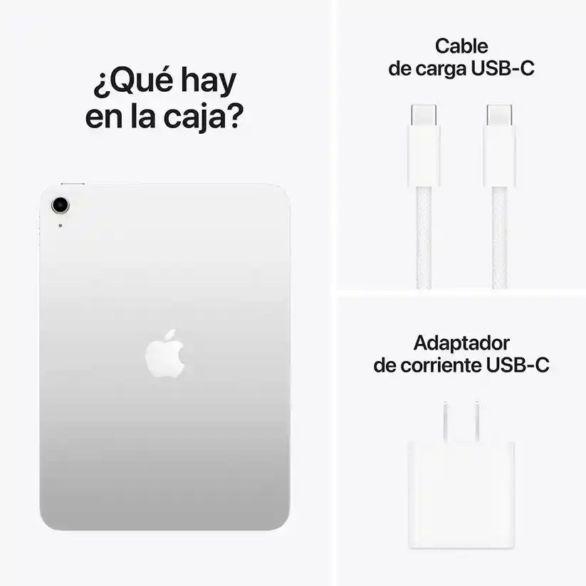 Ipad A16 Wi-fi 128gb Silver 11 Pulgadas