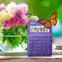 Calculadora Casio 12 Dígitos Ms-20uc-pl Color Morado Original!
