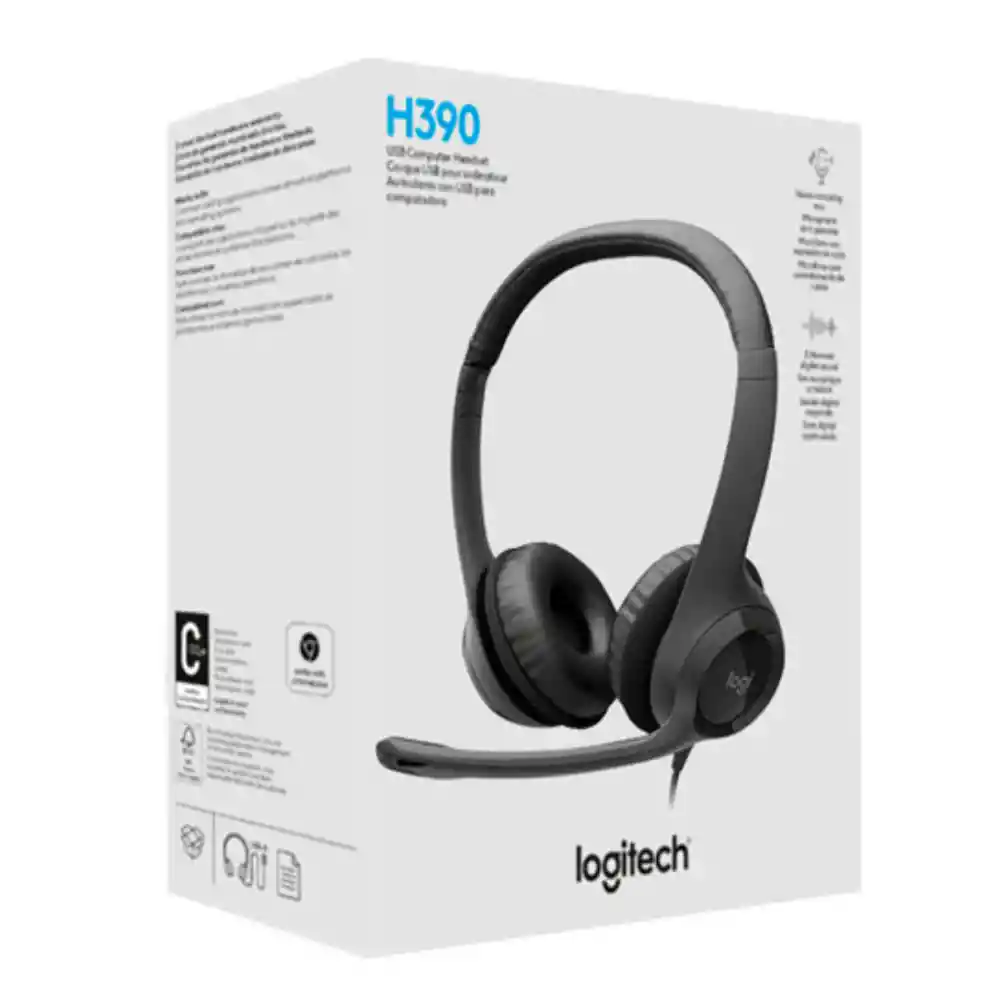 Diadema Usb Logitech H390