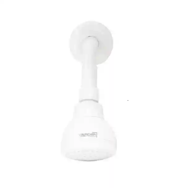 Ducha Ahorradora Económica Abs 2-1/2 Pulg Brazo Y Chapetón