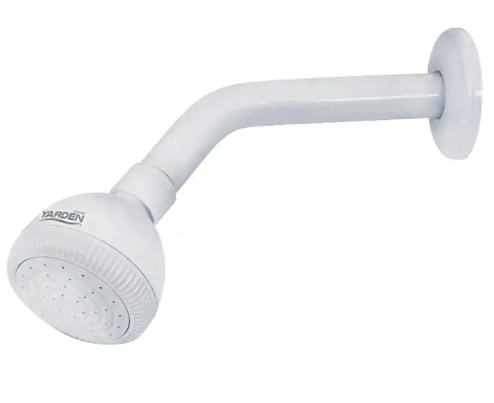 Ducha Ahorradora Económica Abs 2-1/2 Pulg Brazo Y Chapetón