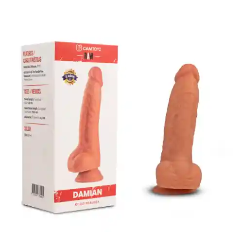Raw Dildo Realista Damian 20 Cm