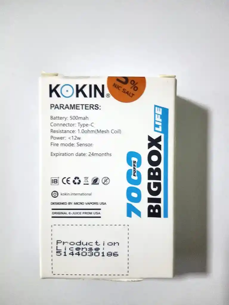 Vaper Kokkin 7000 Puffs – Mint Sugar 🍃🍭