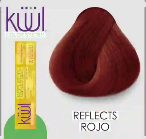 Tinte Reflects Rojo 90grs Viene Con Peroxido De 30 Vol