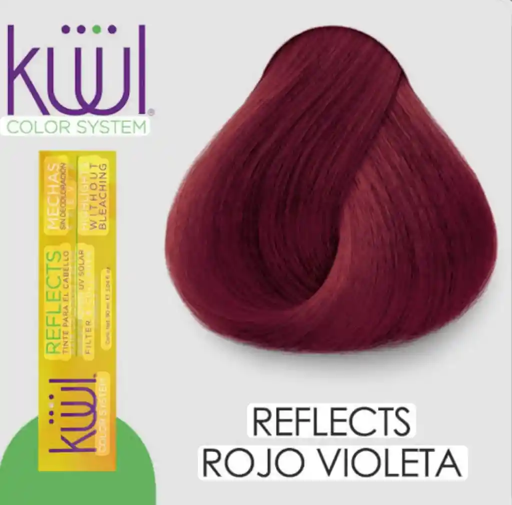 Tinte Reflects Rojo Violeta Viene Con Peroxido De 30vol.