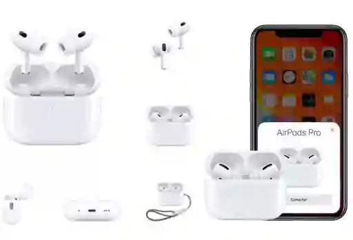 Audifonos Airpods Pro 2 Generacion Control De Volumen Tactil Gps Generico