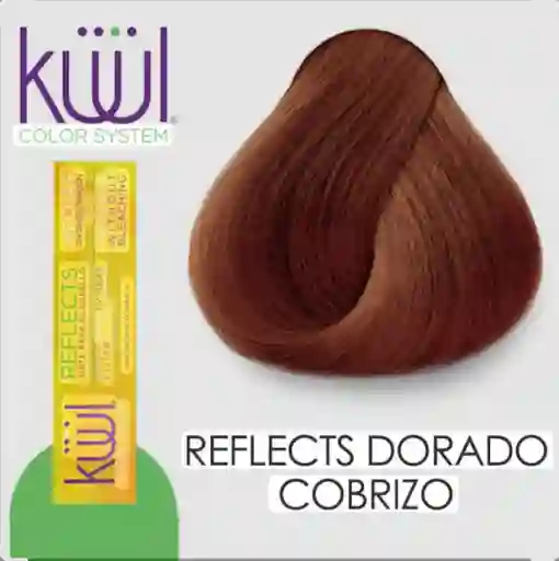 Tinte Reflects Dorado Cobrizo 90grs Viene Con Peroxido 30 Vol.